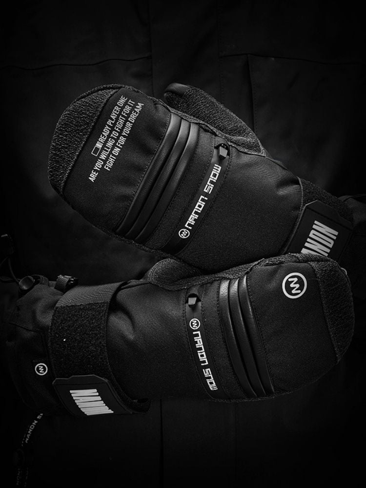 NANDN WristGuard Pro KEVLAR Snowboarder Mitten - Snowears- Gloves & Mittens