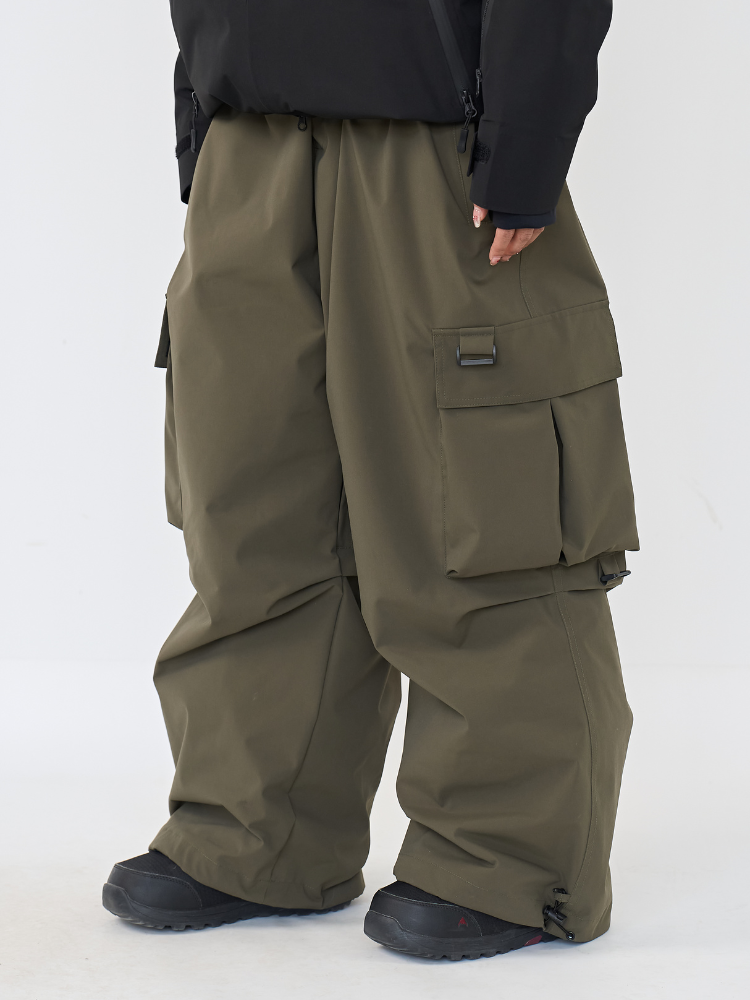 SnoWears X Taevis All-Terrain Baggy Cargo Snow Trousers - Unisex - Snowears- snow pants
