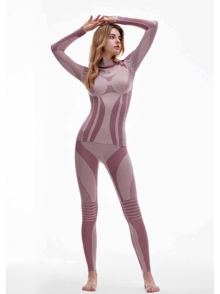 NANDN Seamless Body-Hugging Base Layer - Women's - Snowears- Ski Thermal Underwear