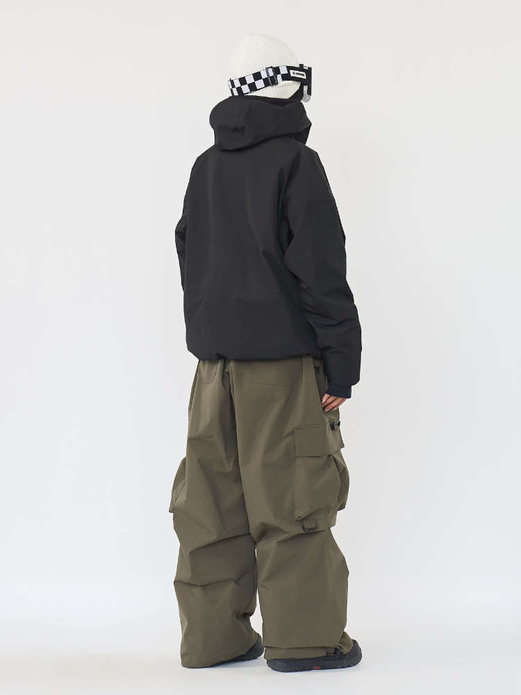 SnoWears X Taevis All-Terrain Baggy Cargo Snow Trousers - Unisex - Snowears- snow pants