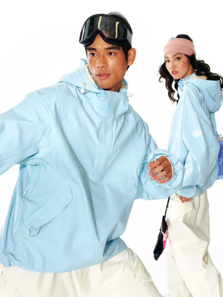 LITAN Gateway Shell Pullover Jacket - Unisex - Snowears- Jackets