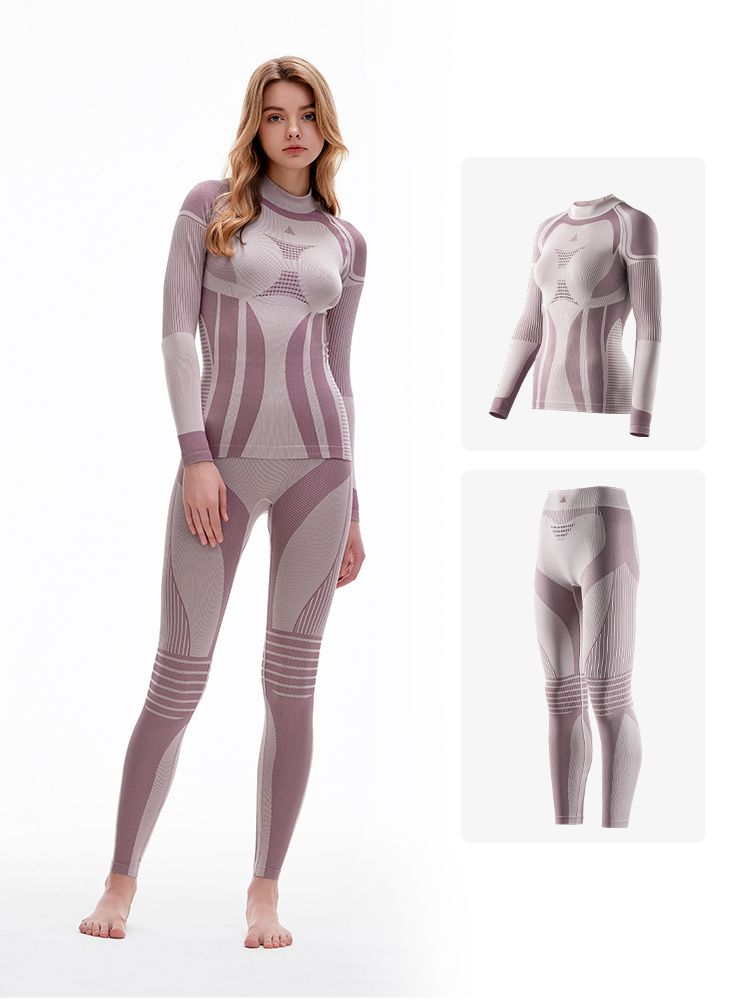 NANDN Seamless Body-Hugging Base Layer - Women's - Snowears- Ski Thermal Underwear