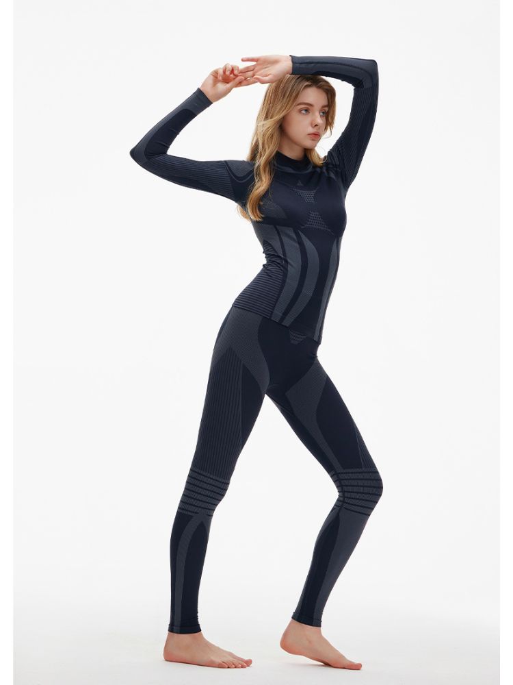 NANDN Seamless Body-Hugging Base Layer - Women's - Snowears- Ski Thermal Underwear