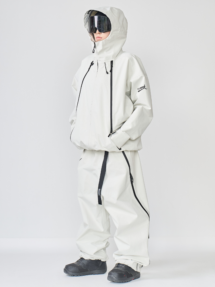 Doorek GlideFlow Shell Baggy Ski Jacket - Unisex - Snowears- Shell Jacket