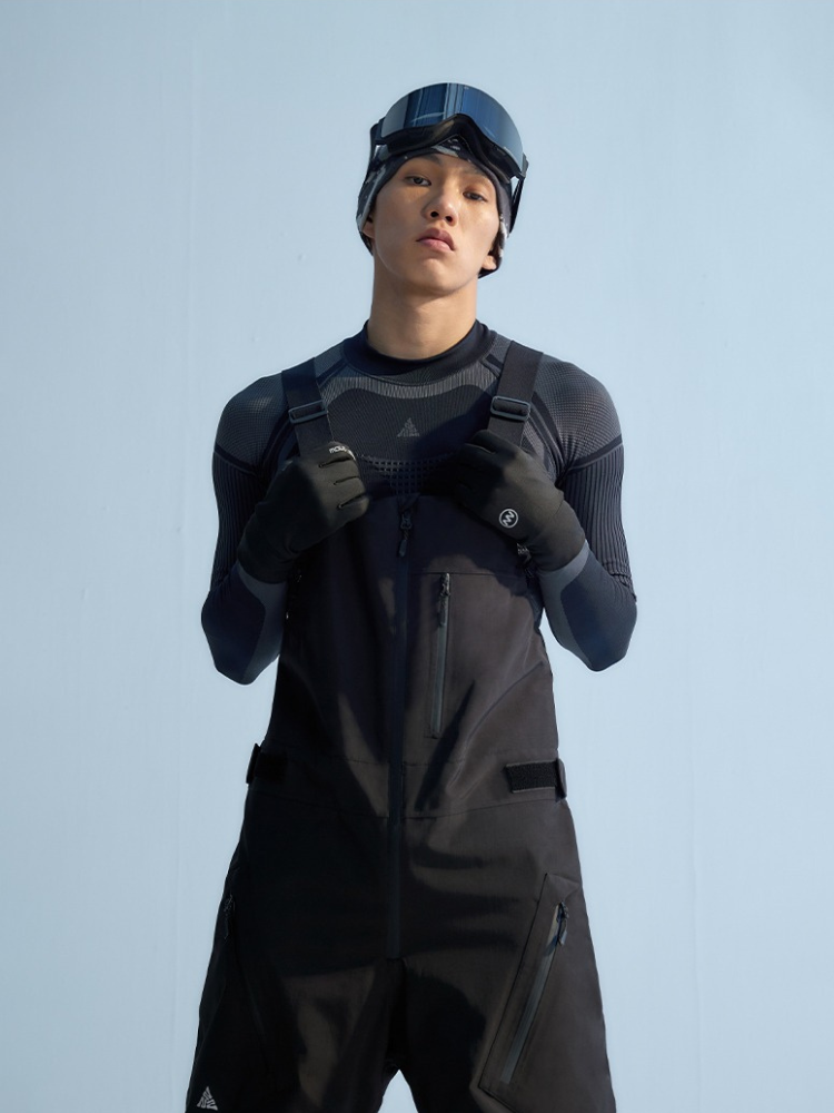 NANEND Pro 3L Fleece Ski Bib Pants - Men's - Snowears- Pants