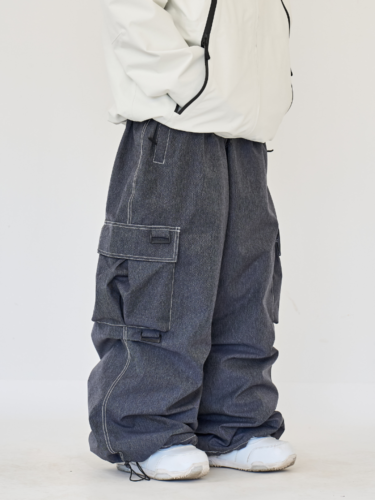 SnoWears X Taevis All-Terrain Baggy Cargo Snow Trousers - Unisex - Snowears- snow pants