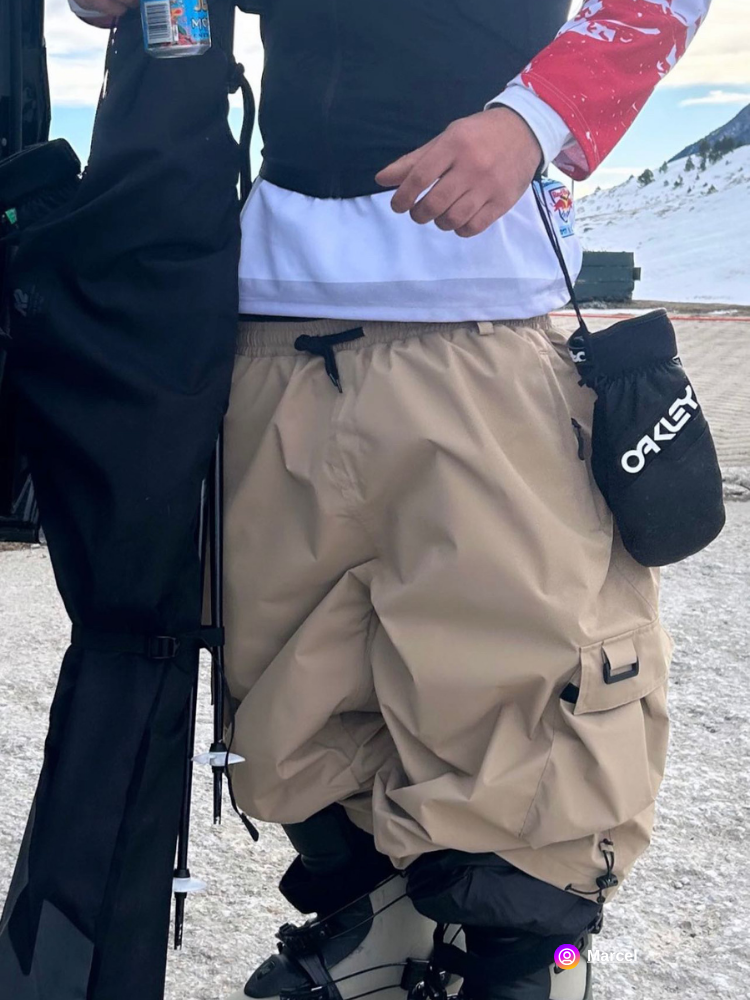 SnoWears X Taevis All-Terrain Baggy Cargo Snow Trousers - Unisex - Snowears- snow pants