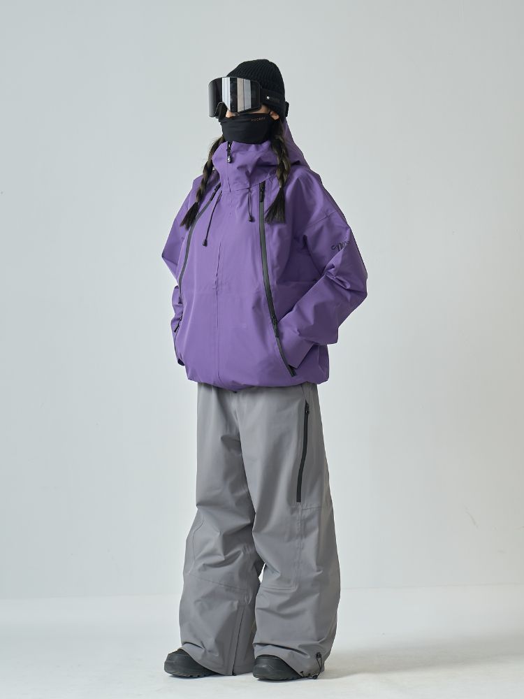SnoWears 3L SideFlow Fleece Snow Pants - Unisex - Snowears- Pants