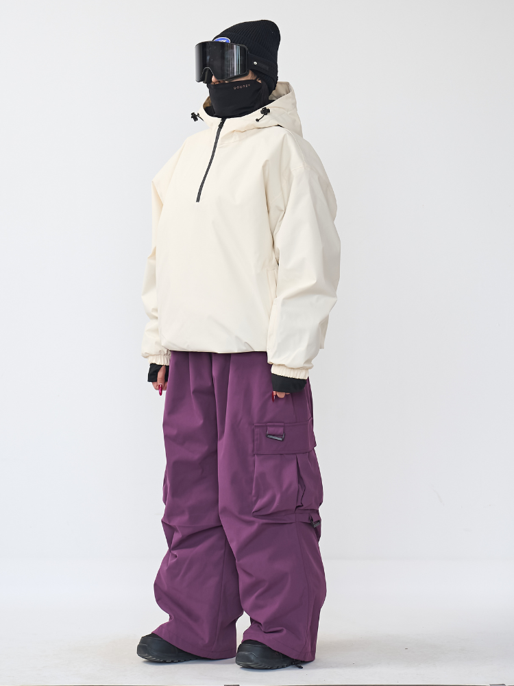 SnoWears X Taevis All-Terrain Baggy Cargo Snow Trousers - Unisex - Snowears- snow pants
