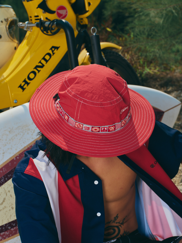 CHILLHANG Nomad Wave Surf Bucket Hat Red ChillHang | Snowears.com