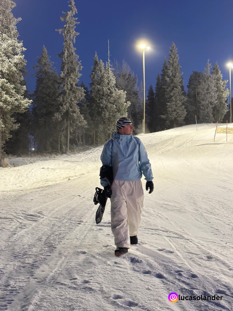 LITAN White Cargo Baggy Snow Pants - US ONLY - Snowears- bib pants