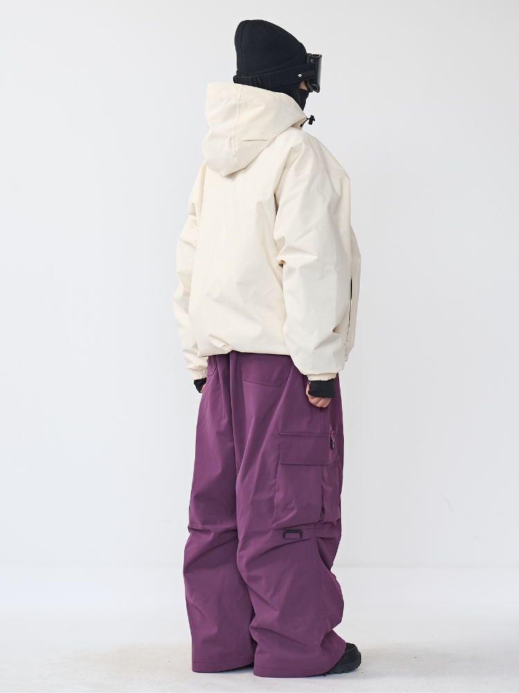 SnoWears X Taevis All-Terrain Baggy Cargo Snow Trousers - Unisex - Snowears- snow pants