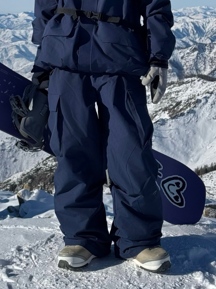 NIS 2L Solid Color Loose Pants - Unisex Nowinsnow | Snowears.com