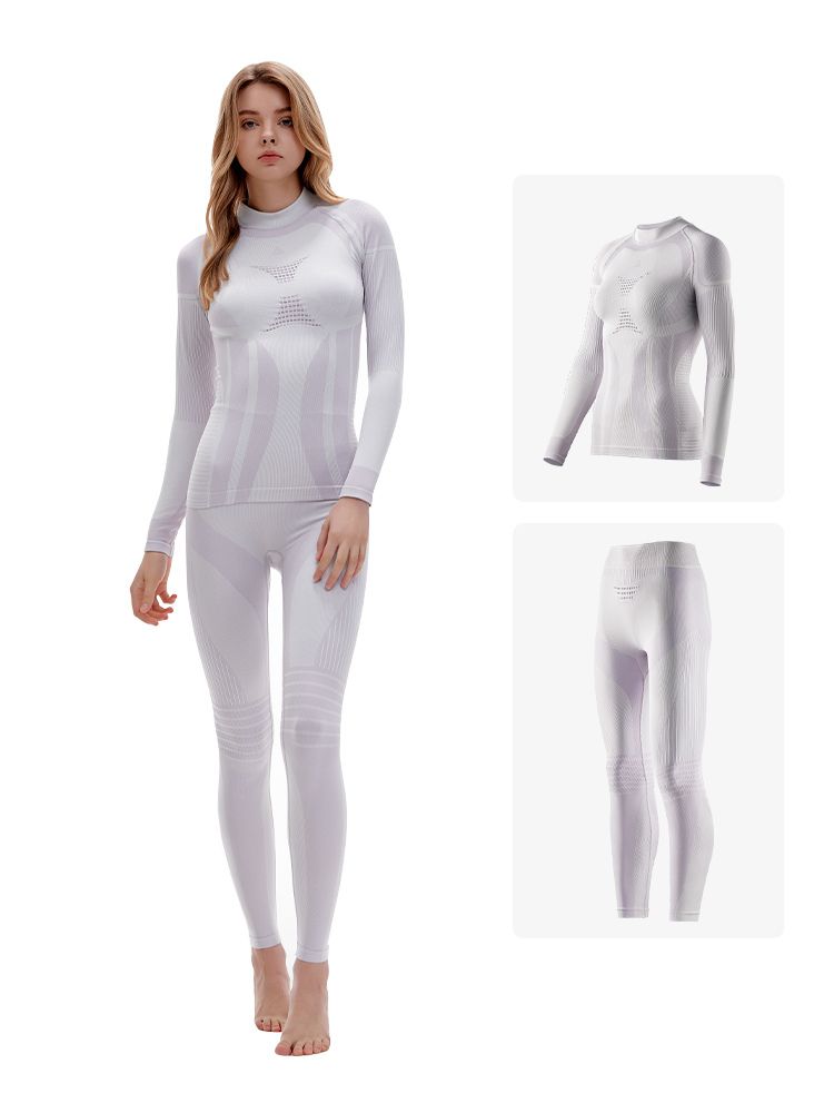 NANDN Seamless Body-Hugging Base Layer - Women's - Snowears- Ski Thermal Underwear