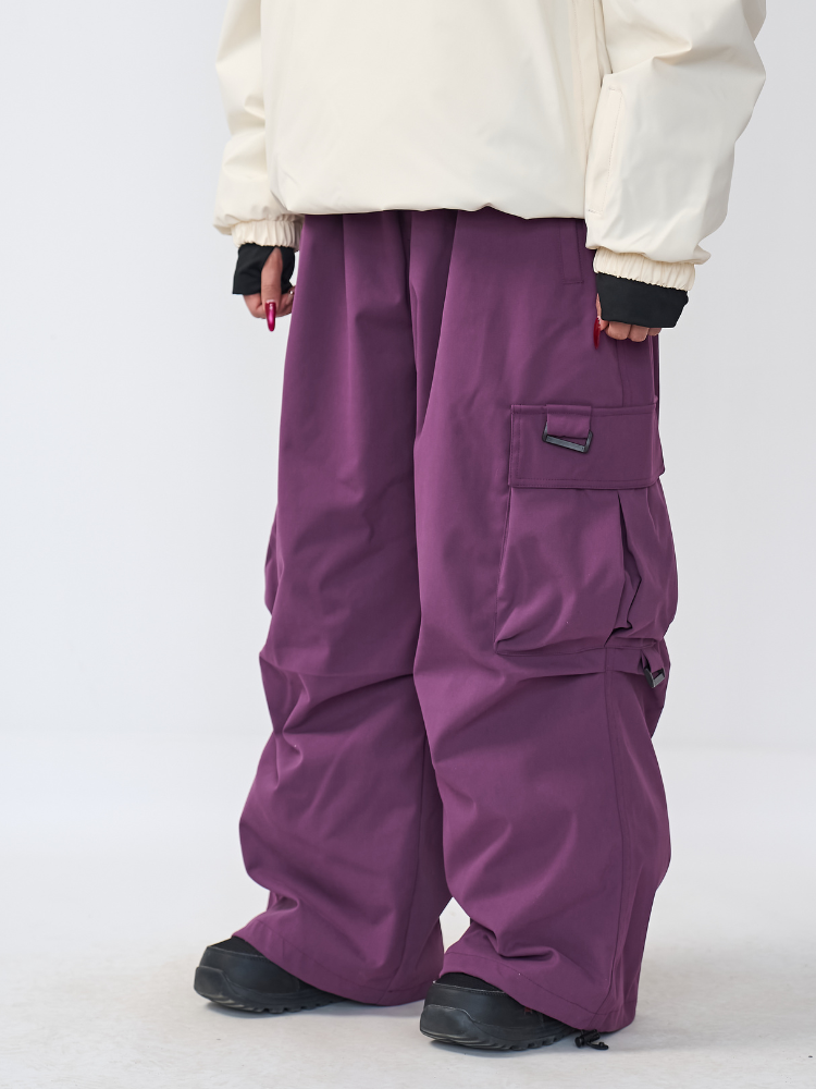 SnoWears X Taevis All-Terrain Baggy Cargo Snow Trousers - Unisex - Snowears- snow pants