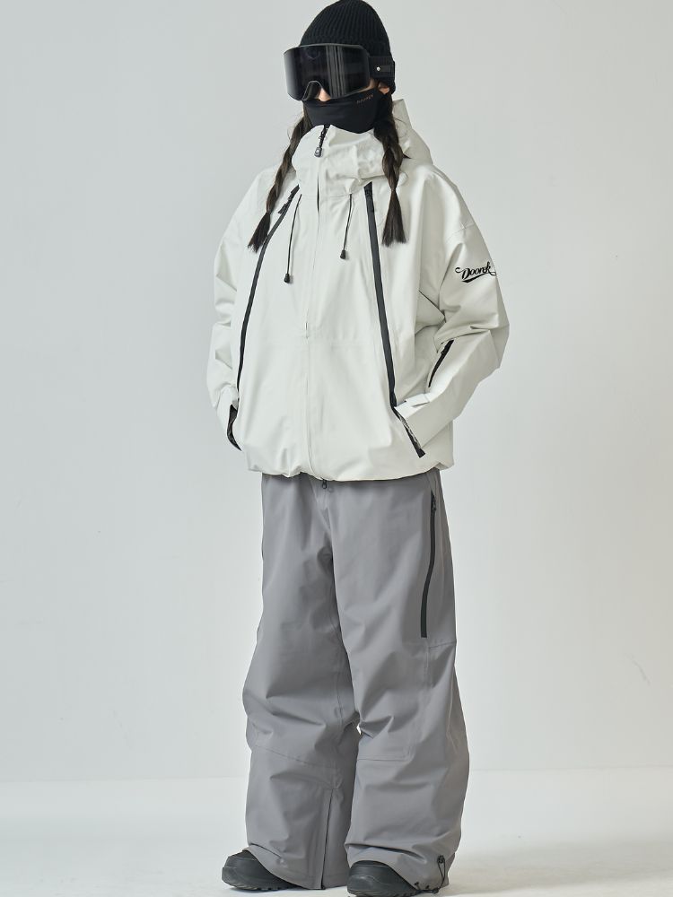 Doorek GlideFlow Shell Baggy Ski Jacket - Unisex - Snowears- Shell Jacket