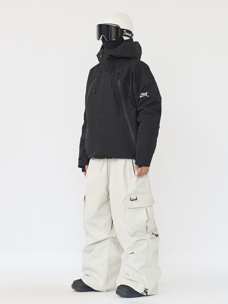 SnoWears X Taevis All-Terrain Baggy Cargo Snow Trousers - Unisex - Snowears- snow pants
