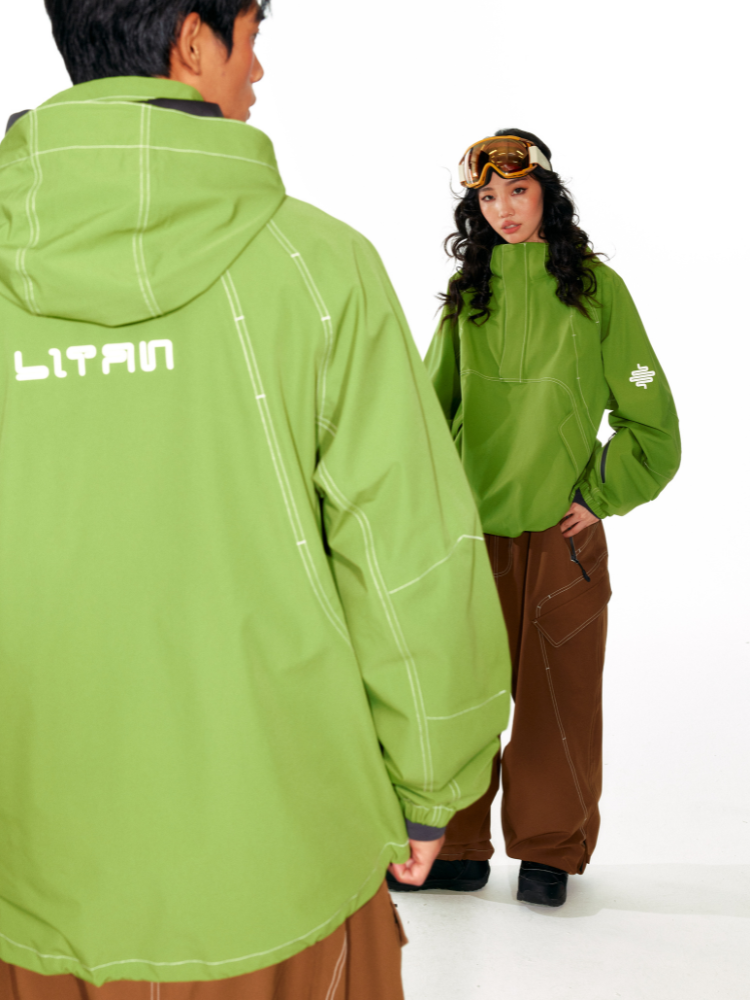 LITAN Gateway Shell Pullover Jacket - Unisex - Snowears- Jackets