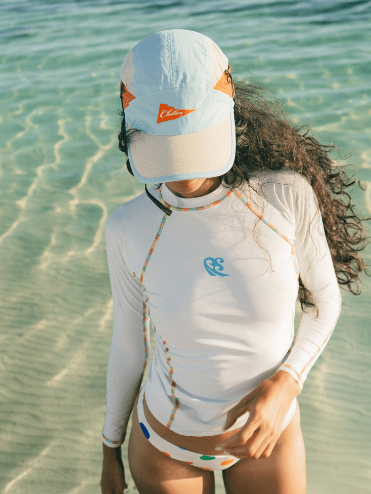 CHILLHANG OceanShade Pro Surf Cap Sky Blue ChillHang | Snowears.com