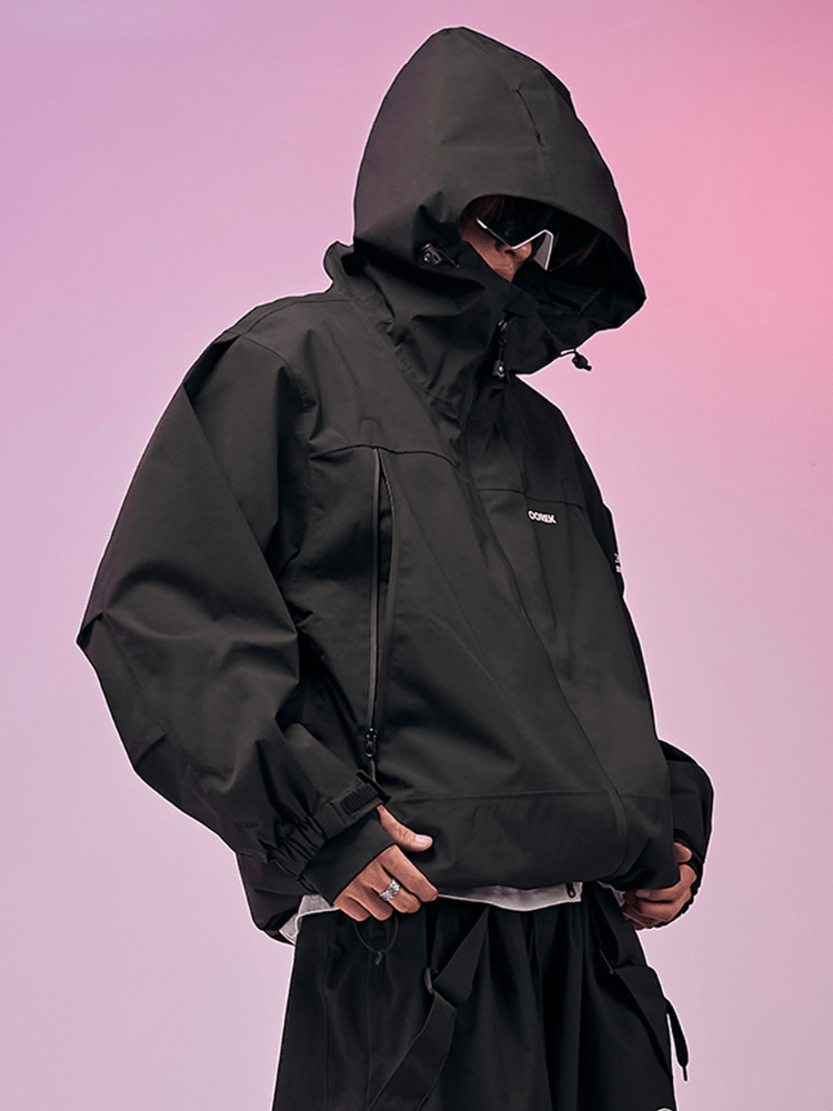 Doorek 3L Core Snow Jacket - Unisex Black Doorek | Snowears.com