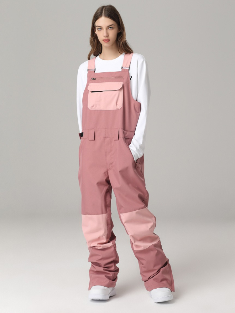 Searipe Colorblock Snow Bibs - Women's - Snowears- Womens snowboard/Ski Pants