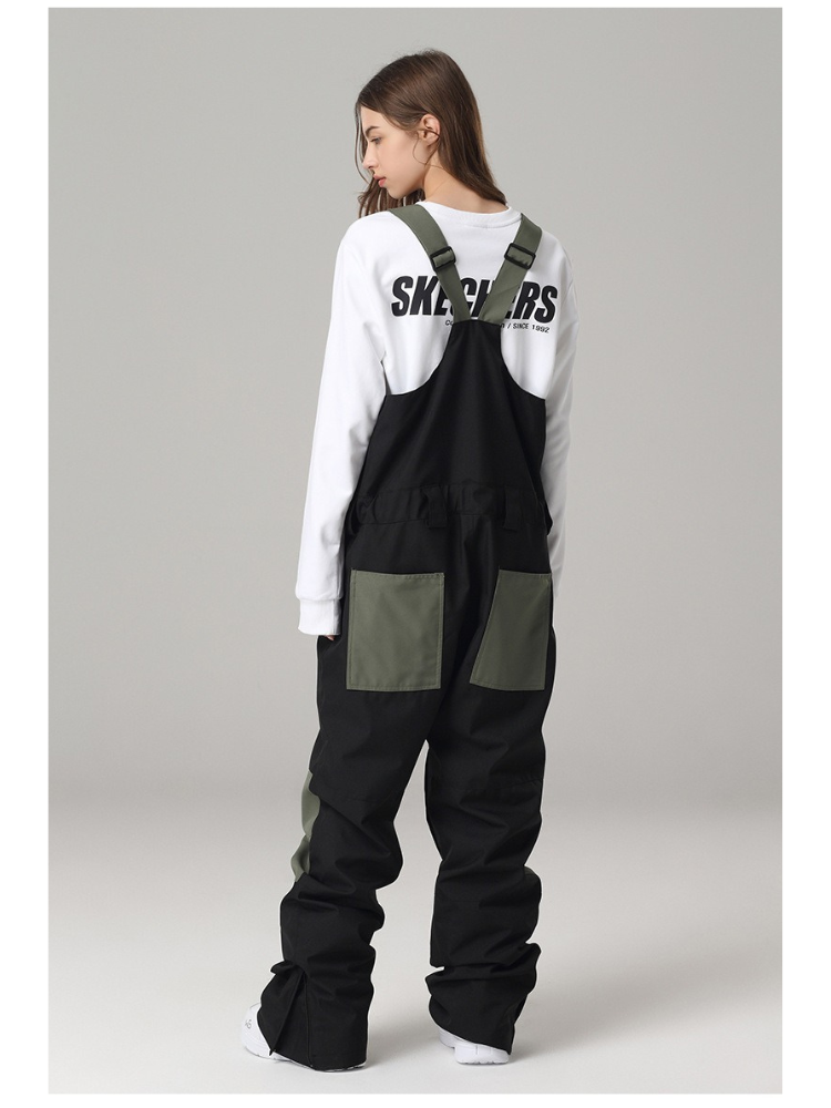 Searipe Colorblock Snow Bibs - Women's - Snowears- Womens snowboard/Ski Pants