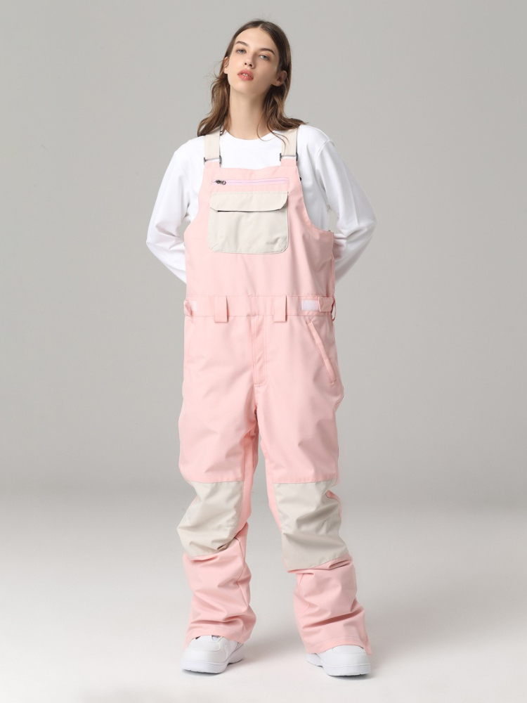 Searipe Colorblock Snow Bibs - Women's - Snowears- Womens snowboard/Ski Pants