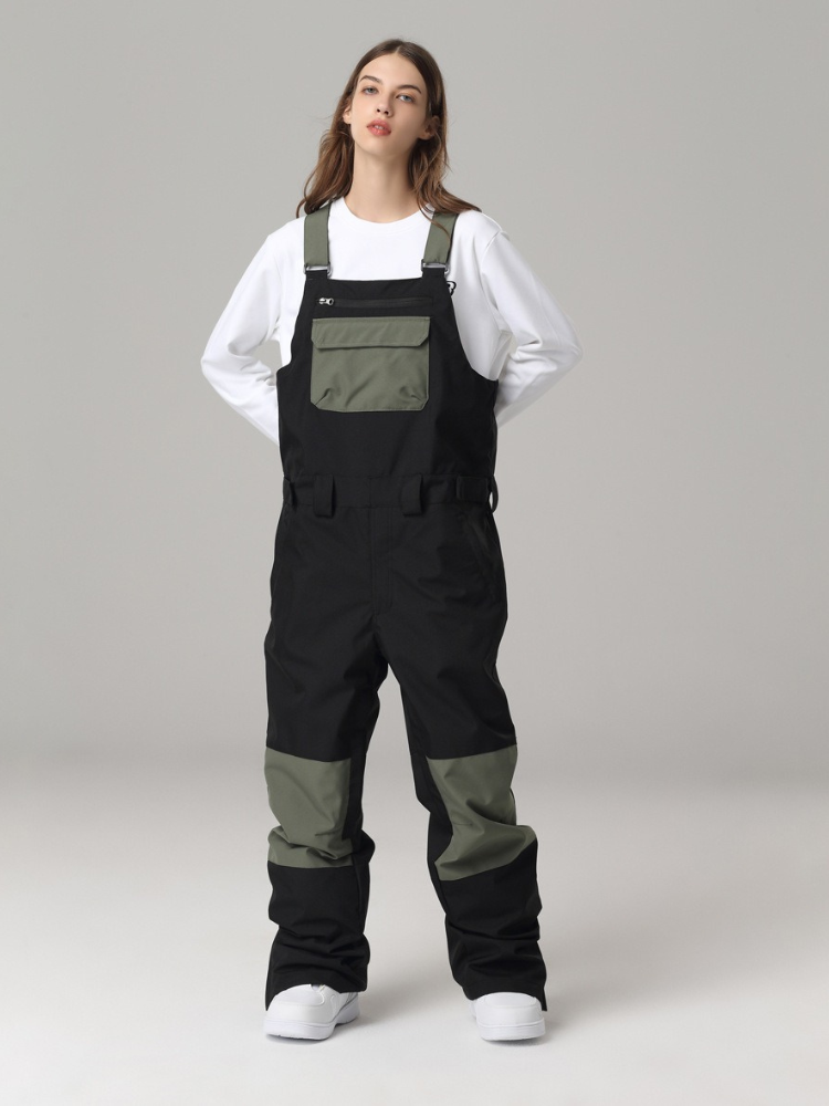 Searipe Colorblock Snow Bibs - Women's - Snowears- Womens snowboard/Ski Pants