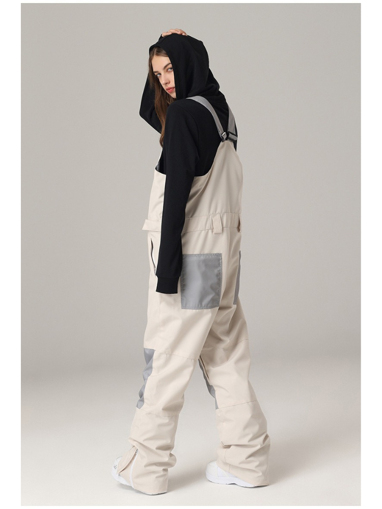 Searipe Colorblock Snow Bibs - Women's - Snowears- Womens snowboard/Ski Pants