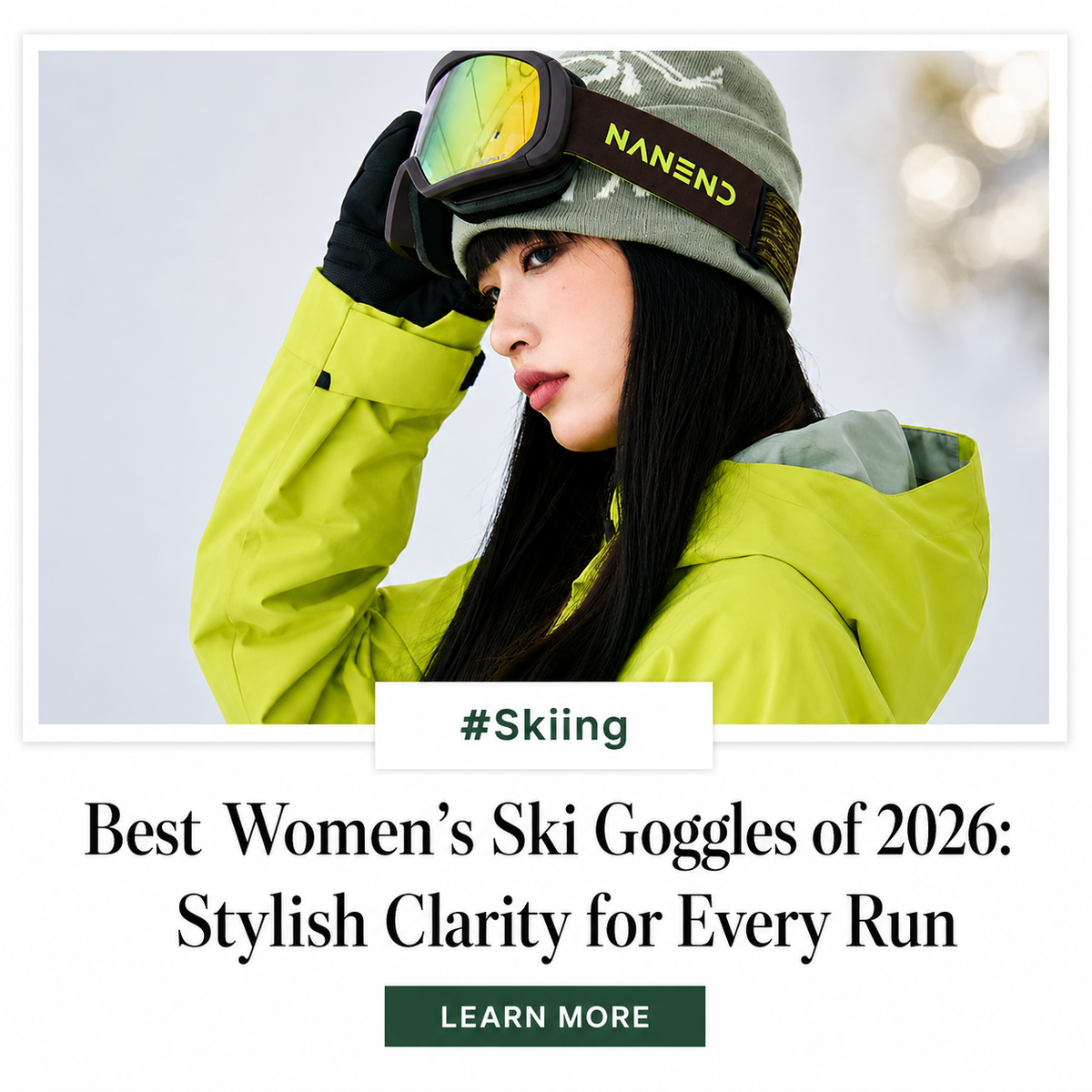 Best Women's Ski Goggles of 2026: Stylish Clarity for Every Run | Snowears.com