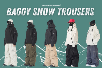 SnoWears All-Terrain Baggy Cargo Snow Trousers
