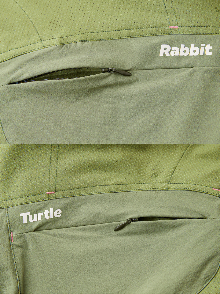 TurtleRabbit Jungle Green Shorts - Unisex - Snowears- shorts