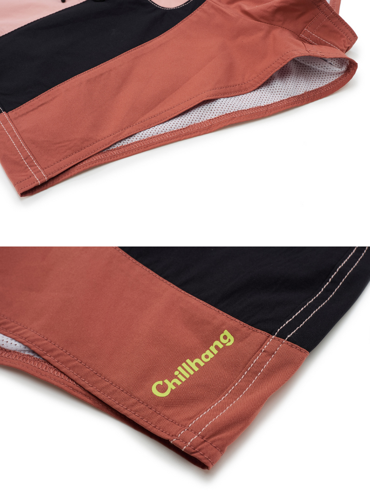 CHILLHANG Colorblock High-Waist Board Shorts - Women's - Snowears- shorts