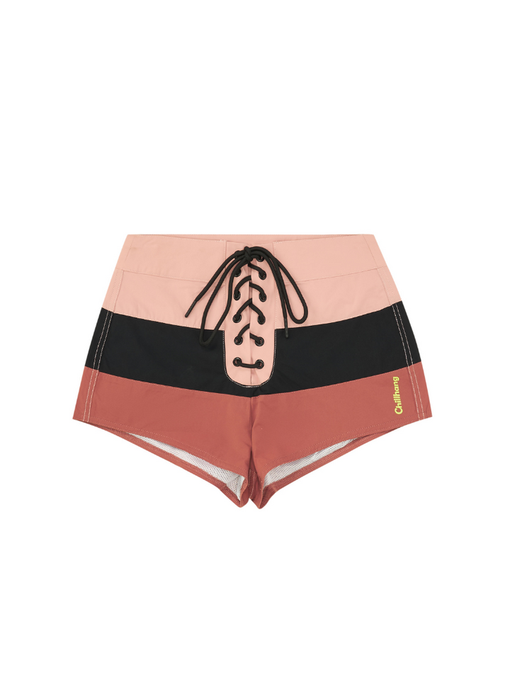 CHILLHANG Colorblock High-Waist Board Shorts - Women's - Snowears- shorts
