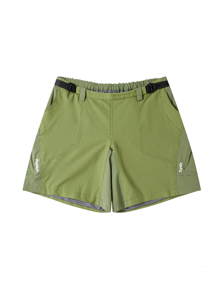 TurtleRabbit Jungle Green Shorts - Unisex - Snowears- shorts