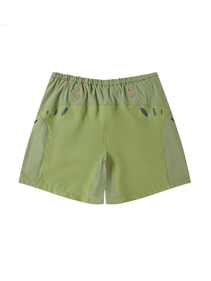 TurtleRabbit Jungle Green Shorts - Unisex - Snowears- shorts