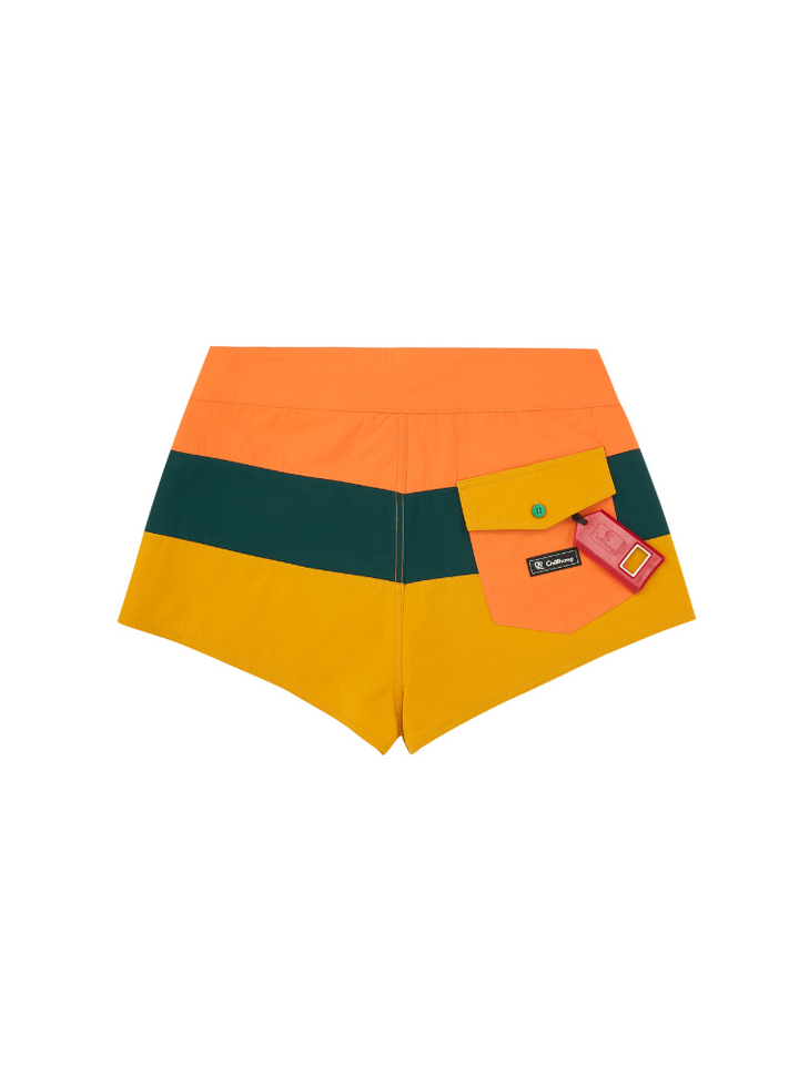 CHILLHANG Colorblock High-Waist Board Shorts - Women's - Snowears- shorts