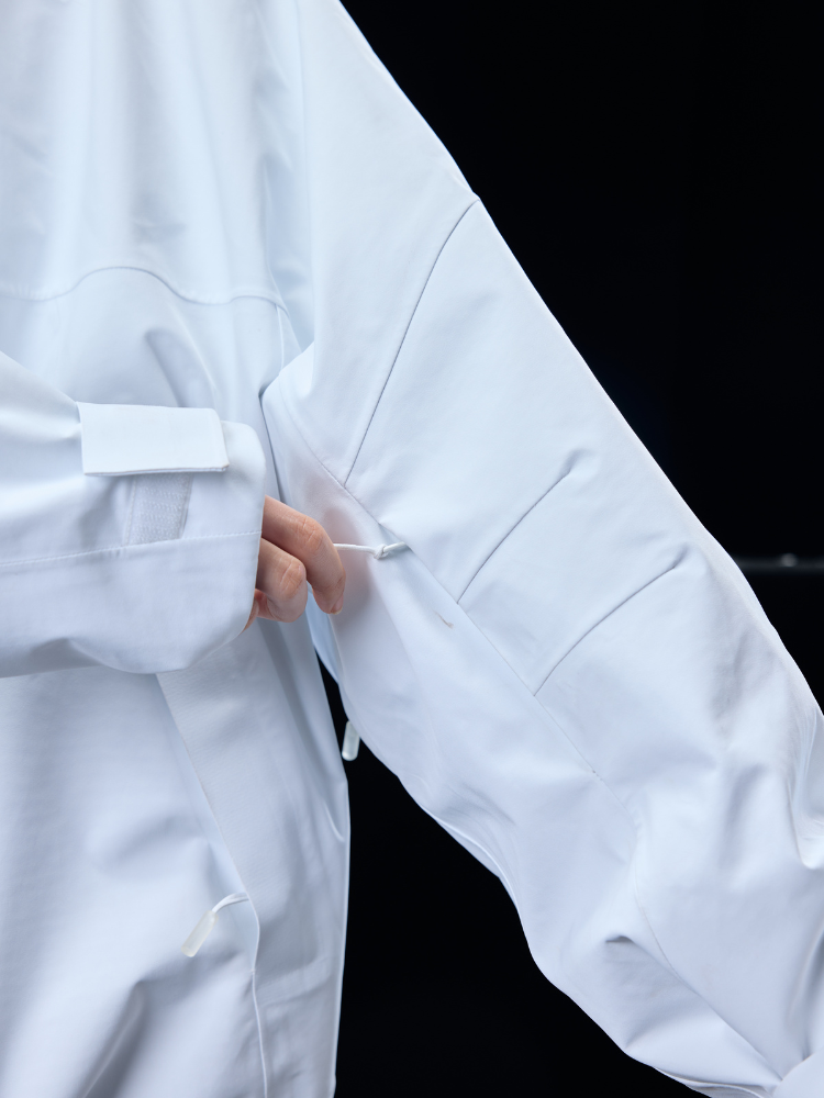 Hellystudio Elemental White 3L Snow Jacket - US ONLY - Snowears- Ski/Snowboard Jackets