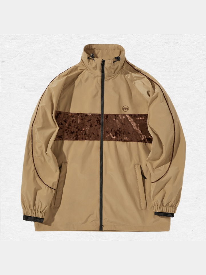 NANDN Velvet Block Snow Jacket - Snowears-snowboarding skiing jacket pants accessories