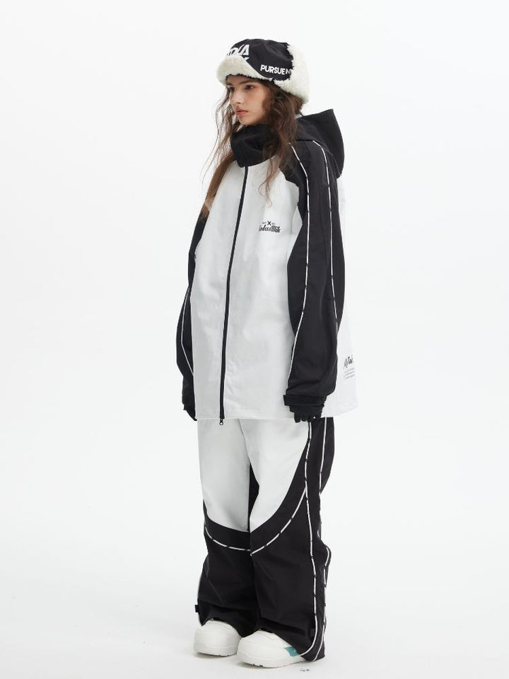 Tolasmik TK PRO+ Printed Stitching Snow Suit - Women's - Snowears- Women snow/ski suits