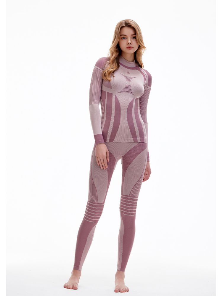 NANDN Seamless Body-Hugging Base Layer - Women's - Snowears- Ski Thermal Underwear