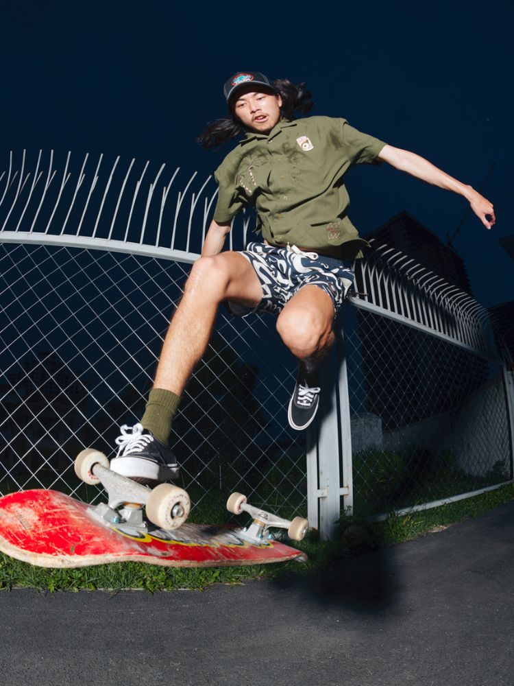 CHILLHANG Skate Style Vintage Board Shorts - Men's ChillHang | Snowears.com