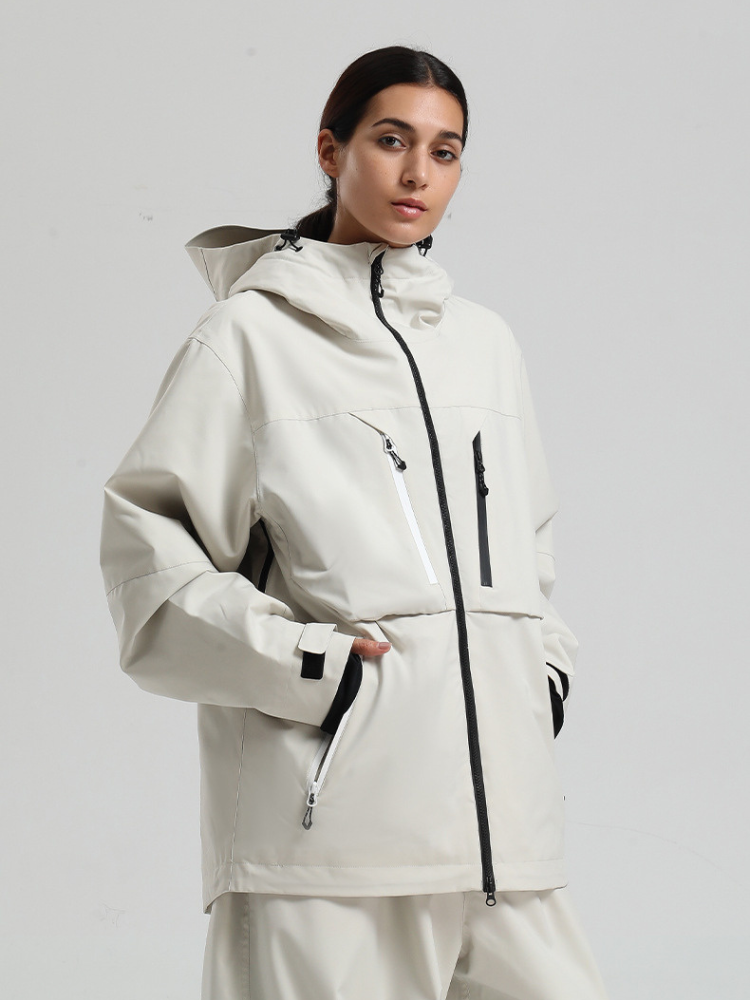 Gsou Snow StormGuard Insulated Snow Jacket - Women's White Gsou Snow | Snowears.com