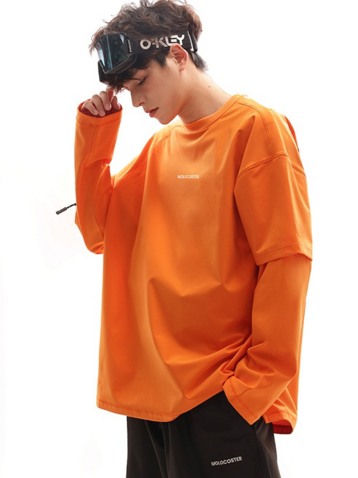 Molocoster Double Layer Sleeves Hoodie - US Only - Snowears- Hoodies & Sweaters