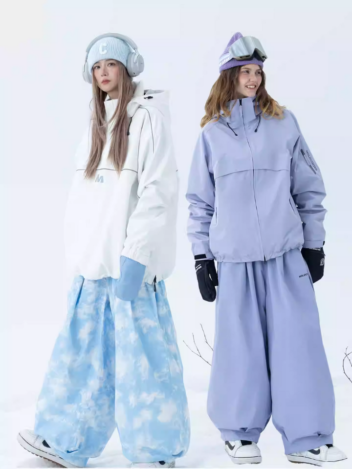 Molocoster Parachute Baggy Ski Pants – Unisex - Snowears