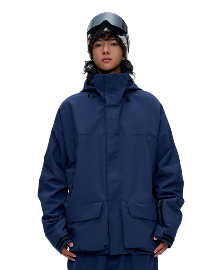 NIS 2L Solid Color Loose Jacket - Snowears-snowboarding skiing jacket pants accessories