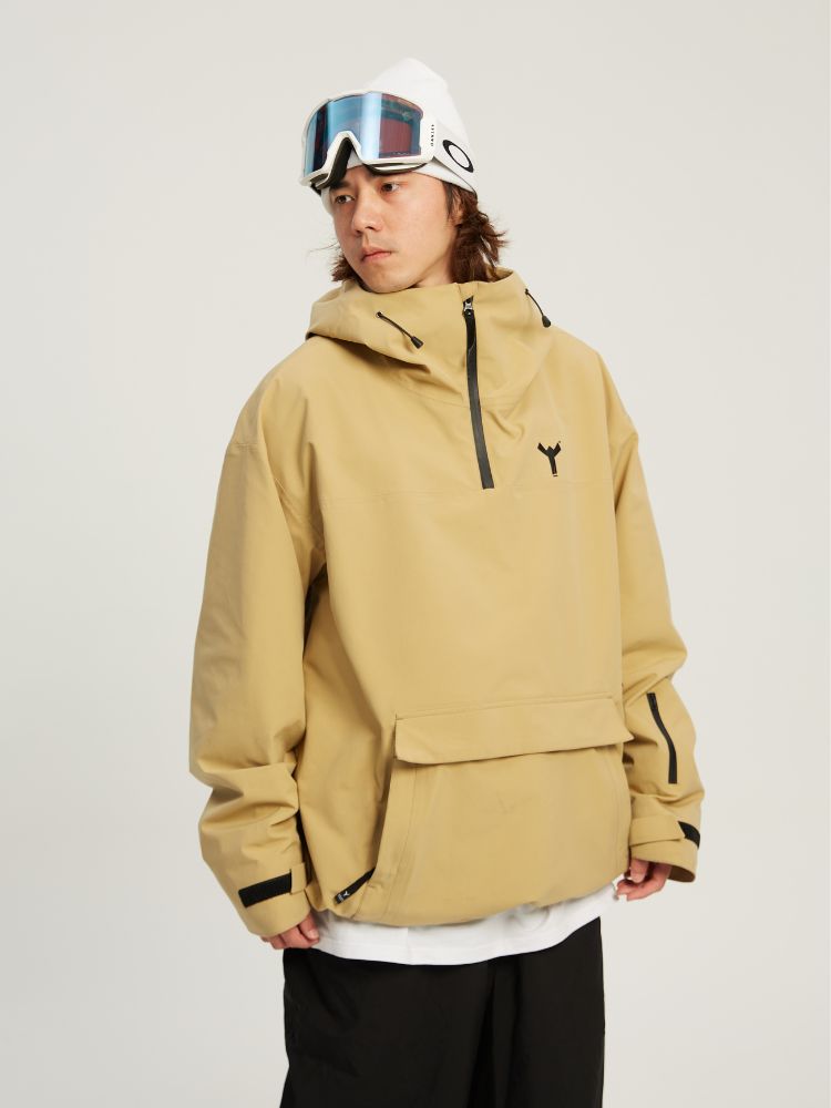 Winter Ticket 2L Snowboard Shell Pullover Ski Jacket - Unisex Winter Ticket | Snowears.com