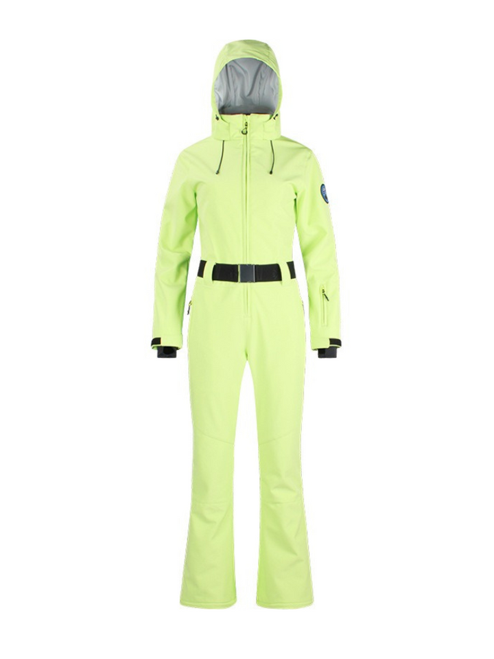Gsou Snow Women‘s Belted Flare One Piece - Snowears-snowboarding skiing jacket pants accessories
