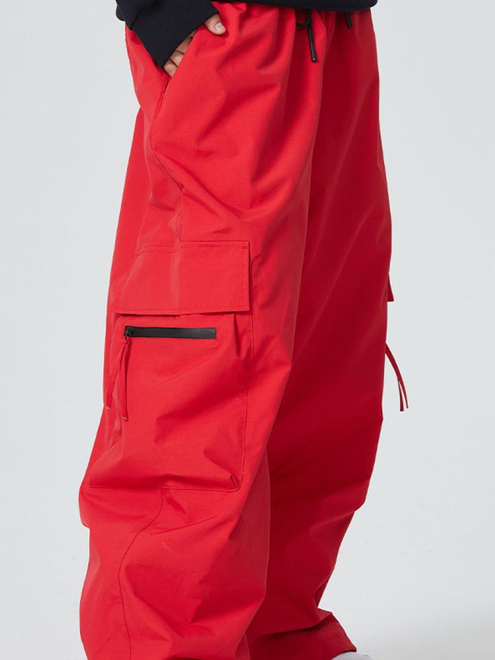 Searipe Zip Pocket Baggy Cargo Snowboard Pants - Women's - Snowears- snow pants