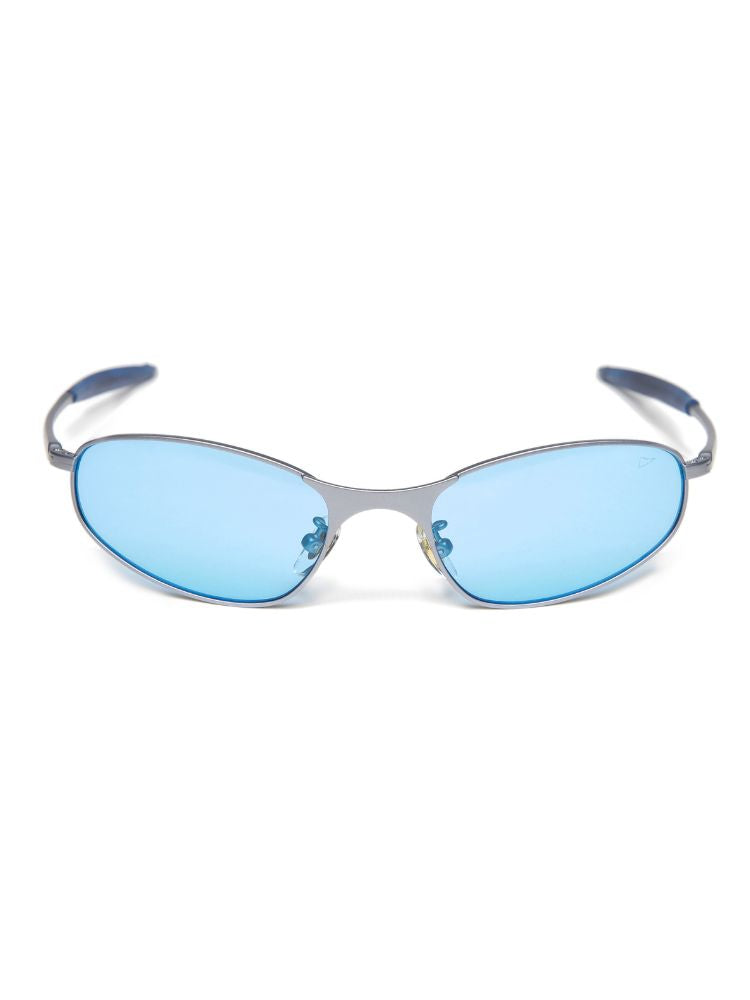 CHILLHANG Retro Y2K Cyber Sunglasses - Blue Lens ChillHang | Snowears.com